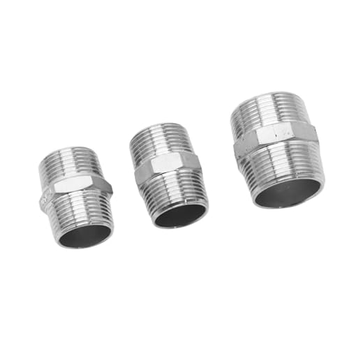 Racor hexagonal de acero inoxidable 201 de 2-1/2 para reparar tuberías de agua 2