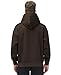 THE GYM PEOPLE Men's Fleece Pullover Hoodie Loose Fit Ultra Soft Hooded Sweatshirt With Pockets Brown