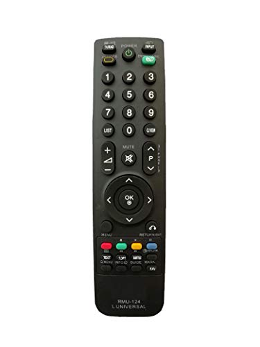 Image of LipiWorld RMU-124 LCD LED TV Remote Control (Compatible - Lg Led Old Exactly Same Remote Will Only Work) Compatible for LG Tv Remote