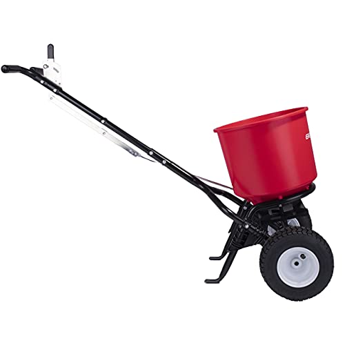 EarthWay 2600A-PLUS Spreader Lawn Aerator & Fertilizer Spreader, 40lb Hopper Capacity, Red, Durable, All Terrain Pneumatic Tires, Rust-Proof Polypropylene, Epoxy Coated Steel Frame - Image 4