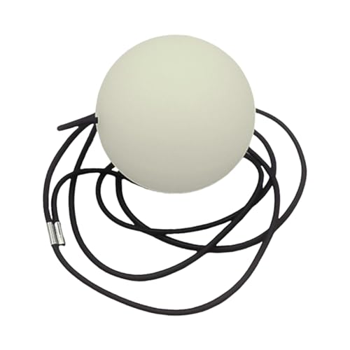 Aymzbd Lacrosse Training Ball with Rope Glow in The Dark Portable Equipment Fits All Sticks Self Train Training Gear