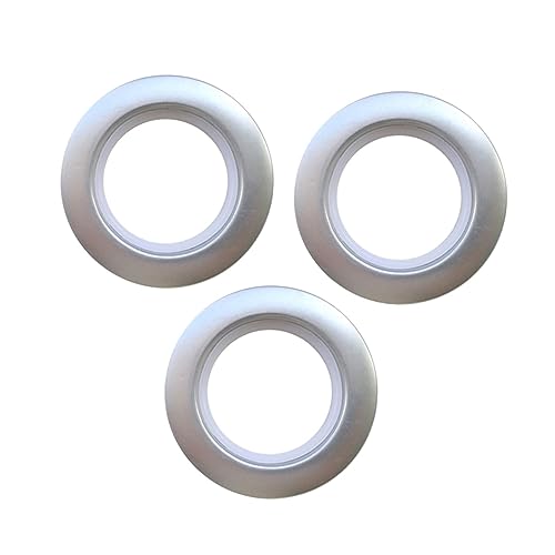 DECHOUS 20pcs Iron Grommets for Curtains Low Noise Eyelet Rings Snap Fix for Drapery Rod