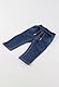 Sigikid Sweat Denim Jeans für Baby Jungen und Mädchen mit breitem Schlupfbund und Bindeband