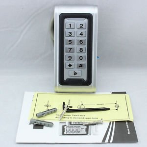 Metal Password Keypad RFID Card Reader Door Access Control Security ...