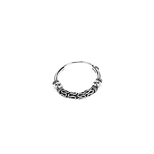 Preisvergleich Produktbild NKlaus PAAR 925 STERLING SILBER Keltische Celtic Gothic Creolen 16mm 7246