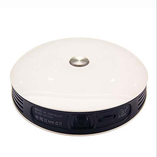 Video Projektor HD YG230 Clever Mikro Beamer 3D Zuhause Büro Multimedia Film Beamer kompatibel HDMI/USB/DC/TF-Karte, White