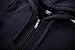 LeeHanTon Fashion Hoodies for Men Full Zip Up Sherpa Lined Sports Sweatshirts Mens Winter Fleece Fabric Jacket with Hood (Navy-105, 5X-Large)