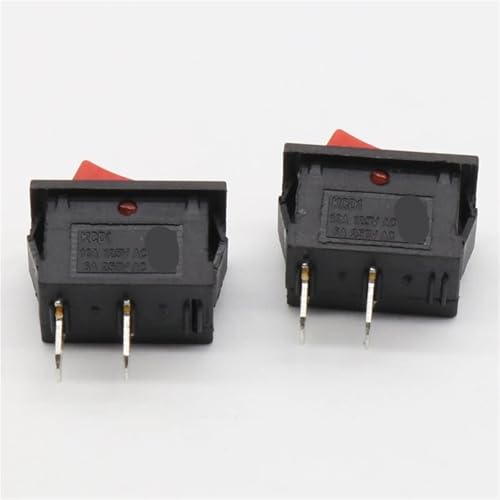 Interrupteur à bascule mini AC 6A 250V en lot de 10 pour circuits électroniques - 3