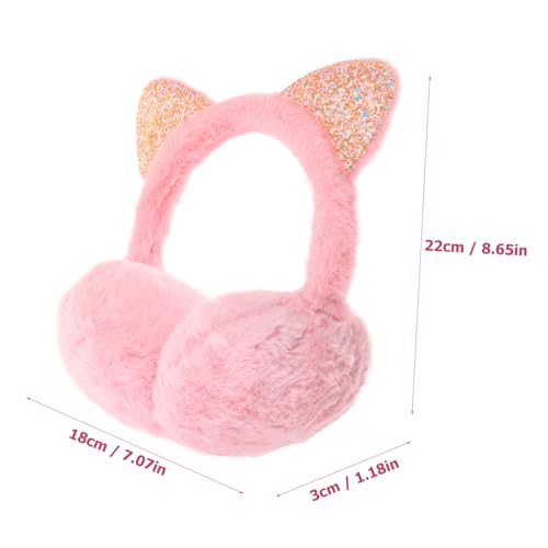 Cat Ear Earmuffs Winter Warm Ear Covers for Thermal Outdoor Headband Cozy Ski Accessories for Winter2