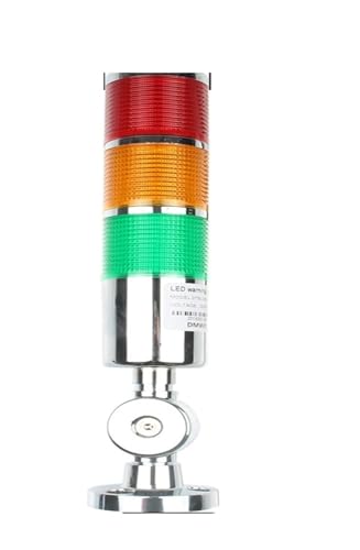 Luz de precaución LED de 2 capas con alerta acústica y flash