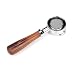 AIPING 58 mm kawa bezdenny portafilter ekspres do espresso uchwyt filtra, kosz pasuje do Expobar E61/ECM Rocket/Gemilai/Faema/Rancilio/Wega (kolor: czerwone drewno)