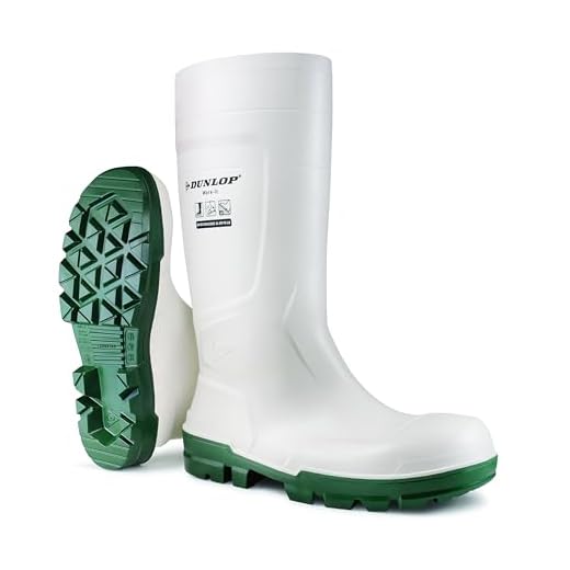 Dunlop Protective Footwear Mixte Work-It Full Safety Botte Industrielle, White, 43 EU