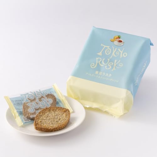 東京ラスク アールグレイ+ジューシーオレンジ 8枚入 ちょっと贅沢なお菓子時間に 柑橘系の爽やかな香りとほのかな酸味と甘さ 贈り物 ギフト プレゼントのサムネイル
