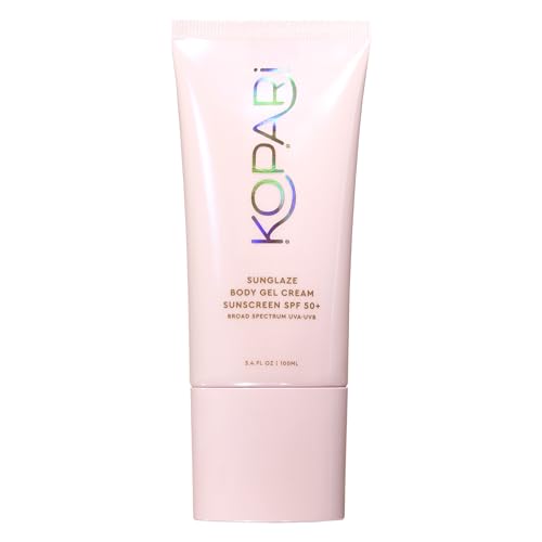 Kopari Sunglaze Body Gel Cream Sunscreen SPF 50+ | Broad-Spectrum Body Sunscreen with Hyaluronic...