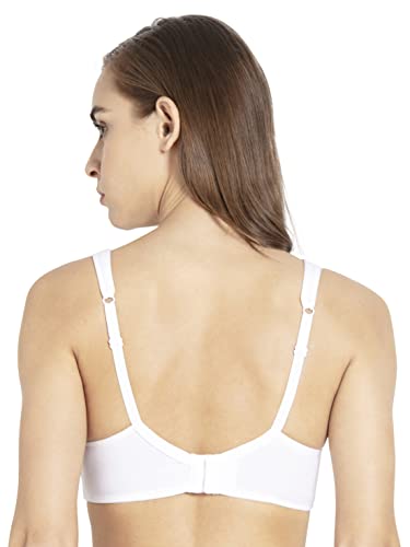 Image of Jockey FE57 Lounge Bra | Wirefree | Padded | Full Coverage | Broad Fabric Strap with Included Bra Pouch | Super Combed Cotton Fabric