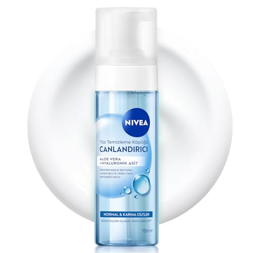 NIVEA Erfrischendes Gesichtsreinigungsmousse, 150 ml, Gesichtsreinigungsschaum mit Aloe Vera und feuchtigkeitsspendender und beruhigender… – Ansicht 1