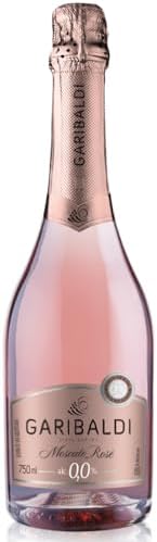 Espumante Moscato Rose 0,0% Zero Álcool 750ml - Garibaldi