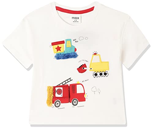 Image of Max Boys Regular Fit Embroidered Crew Neck T-Shirt