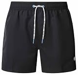 Pepe Jeans Rubber Swimshort Pantalones Cortos, Negro (Negro), XL para Hombre