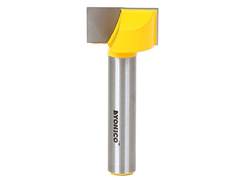 Yonico 14974 1-1/8-Inch Diameter Bottom Cleaning Router Bit 1/2-Inch Shank