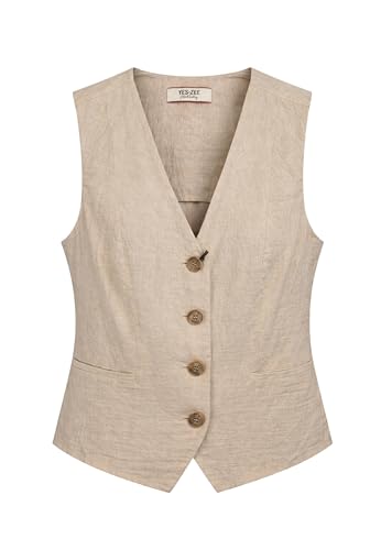 Yes Zee Gilet contre le froid de mi-saison veste sans manche homme