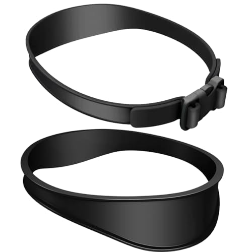 LuLiyLdJ 2 Pièces Guide de Rasage et Coupe de Cheveux en Silicone, Tailles et Coiffures de Bricolage à la Maison