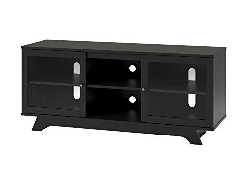 Ameriwood Home Englewood TV Stand for TVs up to 55", Black