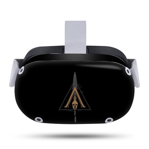 Head Case Designs Officially Licensed Assassin's Creed Crest & Broken Spear Odyssey Artwork Vinyl Sticker Skin Decal Cover Compatible with Meta Quest 2