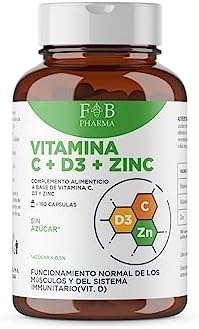 FB Pharma - Vitamin C and Zinc and Vitamin D - 180 Capsules Based...