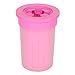 Produktbild HUAIHUA Hundepfotenreiniger, Hundereinigungsbecher, Katzenreinigungswerkzeug, Weiche Bürste, Pfotenwaschhund, Spezielles Haustierzubehör-Rosa_15 X 9,5 X 8 cm