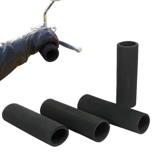 IDRBEH 4 Piezas Universales De Esponja Para Manillar, Comodidad Antideslizante Antivibración, Cubre Puños Moto/Bicicleta