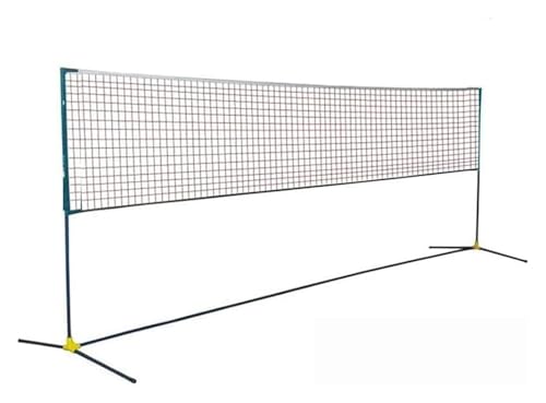 Filet de badminton de jardin facile à assembler avec ses poteaux stables