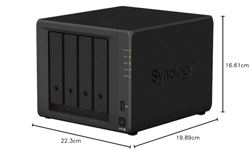 Synology DS923+ BT NAS 4 EMP. 3.5/2.5p 2.6/3.1 GHz DoubleCoeur 64b 4Go 2 LAN GbE USB3 Slot M.2