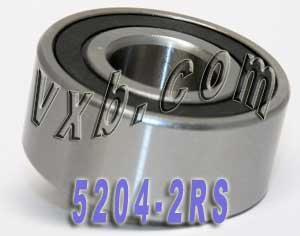 5204-2RS Angular Contact Bearing Sealed 20x47x20.6 Ball Bearings VXB Brand