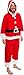Silver Lilly Unisex Pajamas - One Piece Cosplay Holiday Santa Claus Costume (L)