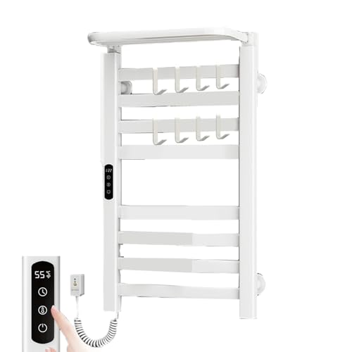 Toallero eléctrico para jacuzzi o ducha con barras giratorias y panel táctil