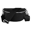 MIRROSI® Echtleder Bauchtasche