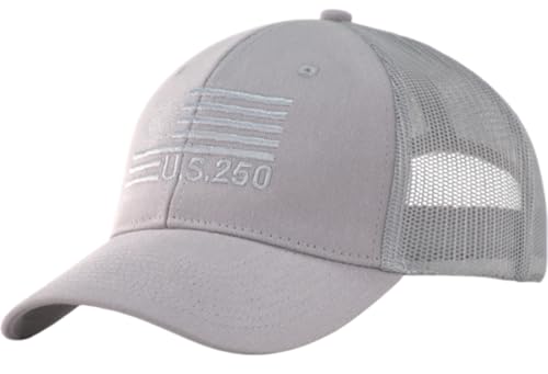 Image of American Flag Trucker Cap, Regular & XL-3XL, Big Head Snapback Patriotic Baseball Hat (Up to Size 8)
