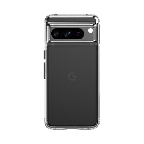 Image of IQShield EvoClear Back cover Case For Google Pixel 8 Pro Shockproof Bumper Protective Covers Cases, Anti-Scratch Hard PC, for Women, Men - Clear