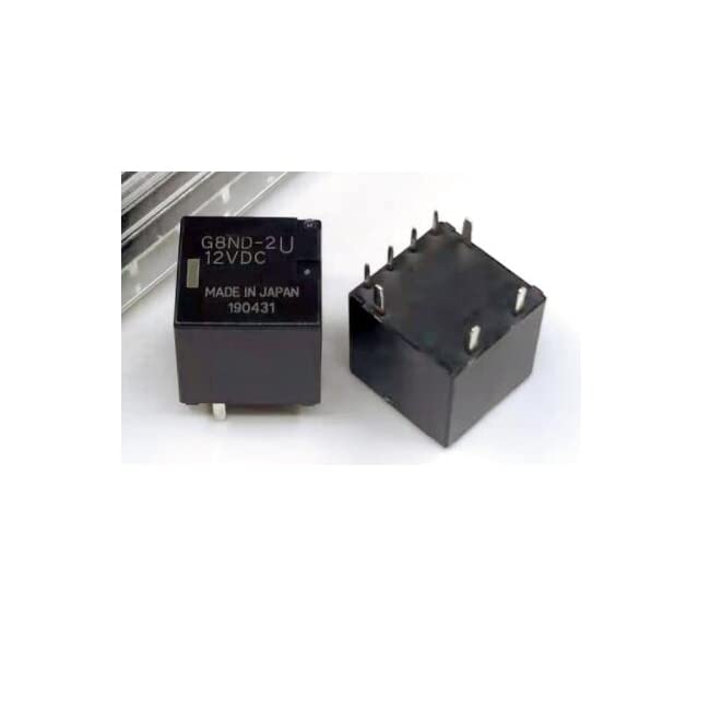 Relais G8ND 2U 12V pour circuits imprimés de lève-vitre automobile - Lot de 10 pièces