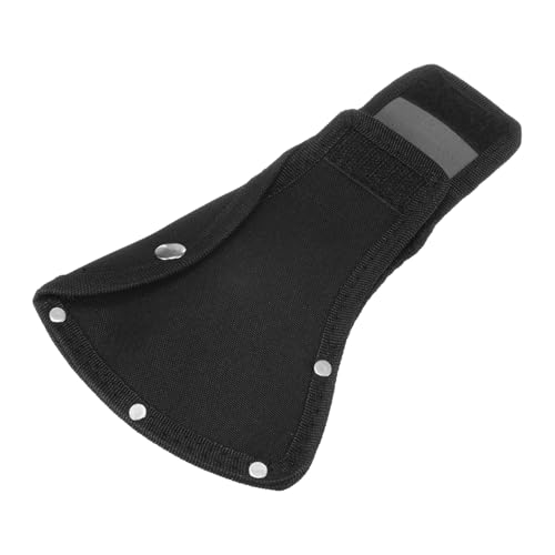 M METERXITY Étui de Hachette, Étui de Hache pour Hache de 1,32 Lb, Couverture de Tête de Hache à Double Pression Portable pour la Randonnée en Plein Air/Le Travail en Extérieur [Noir]