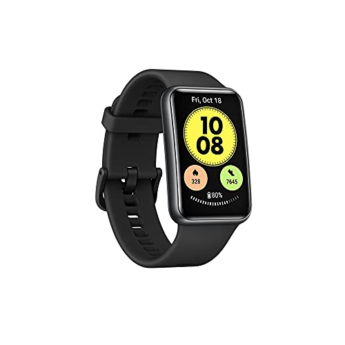 Fotografía secundaria - HUAWEI Watch FIT New - Smartwatch con Cuerpo de Metal, Pantalla AMOLED de 1.64”, hasta 10 días de batería, 96 Modos de Entrenamiento, GPS Incorporado, 5ATM, Color Negro