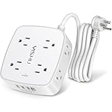 6 Ft Surge Protector Power Strip - 8 Widely...