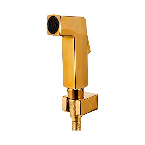 Pingoo.Casa, Ducha Higiênica para Banheiro, Quadrado, Cromado, Jacuí, Pingoo.Casa - Dourado