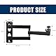 Projector Stand Beamer Halterung Wand, Metallhalter Multi-Winkel Verstellbare 3-Arm- Projektorhalterung Anzug für Projektor/Überwachungsbügel mit 1/4-Zoll-Schraubschnittstelle Gelenkarm Halterung