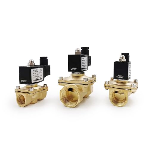 Electrovanne en laiton 1 1/4 pouce DN32 12V normalement fermée eau
