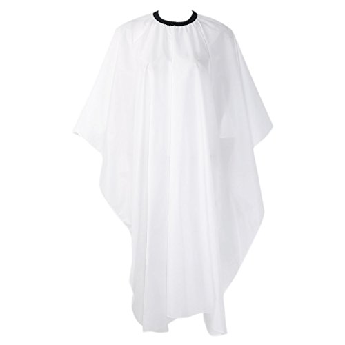 Preisvergleich Produktbild Fogun Friseurumhang - Haarschneideumhang - hochwertiges Nylon - Wasserdicht - 120x150cm (Weiß)