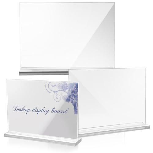 Changement de contenu facile avec ce porte-panneaux en acrylique transparent stable