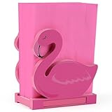 Flamingo Napkin Holder for Tables Wooden Summer Flamingo Tissue Dispenser Pink Cocktail Napkin Holder Farmhouse Summer Modern Napkin Holder Vintage Wood Paper Napkins Dispenser for Storage