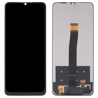 Image of Mobile Glass For LCD Display Full Screen Protector with Touch Screen Digitizer Display Assembly Combo Folder for Xiaomi (Redmi 10C)